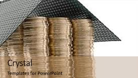  Presentation with cash - Audience pleasing slide set consisting of flipping houses - cash for house backdrop and a coral colored foreground