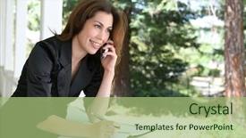  Presentation with home loan interest - Colorful presentation theme enhanced with flipping houses - pretty hispanic woman backdrop and a mint green colored foreground