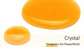  Presentation with sweet 16 - Theme having fliud gold - sweet honey isolated on white background and a blonde colored foreground