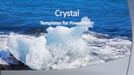  Presentation with sand ocean - Audience pleasing slides consisting of floating ices yokulsarlon lagoon on the beach with black sand the arctic ocean backdrop and a teal colored foreground