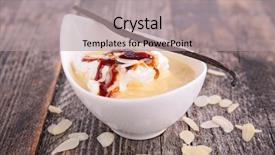  Presentation with floating - Beautiful presentation theme featuring floating island backdrop and a light gray colored foreground