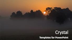  Presentation with animated hot air ballon - PPT theme with floating market - hot air balloon festival morning background and a  colored foreground
