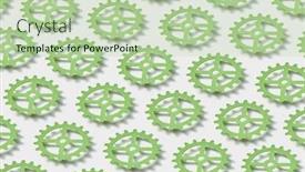  Presentation with mechanisms art mechanism clockwork - Slide set enhanced with floating-paper-handmade-clockwork-mechanisms background and a mint green colored foreground