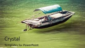  Presentation with lng - Presentation enhanced with floating village near cat background and a yellow colored foreground