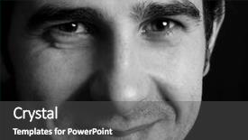  Presentation with wind energy close up portrait - PPT theme with flog - close up portrait background and a dark gray colored foreground