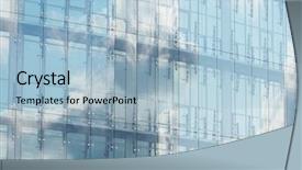  Presentation with steel - PPT theme enhanced with flog - house from a glass background and a  colored foreground