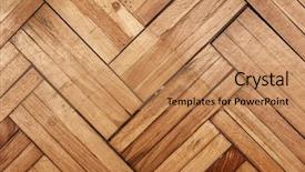  Presentation with flood - Theme enhanced with flood images - damaged parquet background and a coral colored foreground