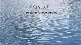  Presentation with abstract light - Colorful PPT theme enhanced with flood light - abstract water background backdrop and a lemonade colored foreground