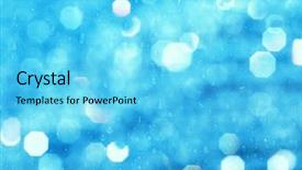  Presentation with abstract light - Beautiful PPT theme featuring flood light - vivid water abstract shallow depth backdrop and a light blue colored foreground