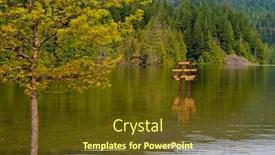  Presentation with vancouver - Presentation theme having flooded-beach-at-bunzen-lake background and a tawny brown colored foreground