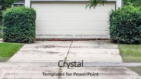  Presentation with flooding - Audience pleasing slide deck consisting of flooding - high water mark on garage backdrop and a light gray colored foreground