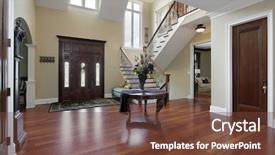  Presentation with flooring - Presentation consisting of floor - foyer in luxury home background and a tawny brown colored foreground