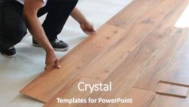  Presentation with flooring - Presentation theme having floor - installing laminate flooring in new background and a coral colored foreground