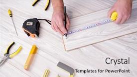  Presentation with flooring - Slide deck having floor - may laying laminate flooring background and a light gray colored foreground