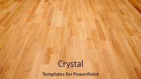  Presentation with oak - Theme consisting of floor - new oak parquet of brown background and a yellow colored foreground