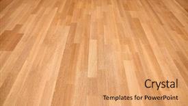  Presentation with oak - Presentation theme enhanced with floor - new oak parquet of brown background and a coral colored foreground