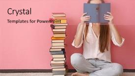  Presentation with floor - PPT layouts with floor and holding book background and a lemonade colored foreground