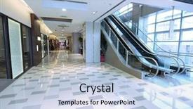  Presentation with modern building - Amazing presentation having floor clean - corridor in modern building backdrop and a  colored foreground