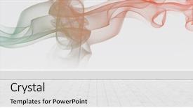  Presentation with flooring - PPT theme enhanced with floor clean - multicolored smoke against white background background and a white colored foreground