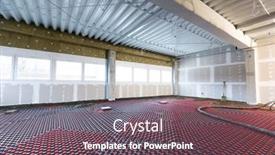  Presentation with interior design office - Audience pleasing PPT layouts consisting of floor-heating-in-a-new backdrop and a violet colored foreground