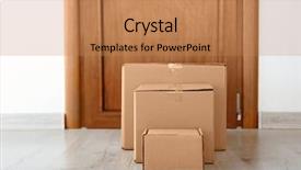  Presentation with floor - Audience pleasing slide set consisting of floor near front door backdrop and a coral colored foreground