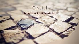  Presentation with tiles - PPT theme enhanced with floor-of-a-street background and a lemonade colored foreground