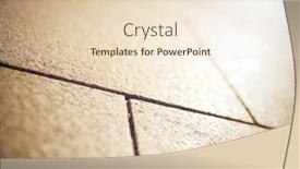  Presentation with tiles - Presentation theme featuring floor-of-a-street background and a lemonade colored foreground