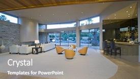  Presentation with area - Slides enhanced with floor plan - view of a spacious background and a gray colored foreground