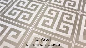  Presentation with simple and light colors - Amazing presentation having floor tiles with simple pattern backdrop and a soft green colored foreground