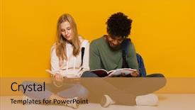  Presentation with cross love - Cool new PPT layouts with floor with legs cross backdrop and a gold colored foreground