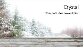  Presentation with floor - PPT layouts having floor with winter snow theme background and a white colored foreground