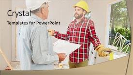  Presentation with site planning - Audience pleasing PPT layouts consisting of floorplan - construction site with craftsman backdrop and a lemonade colored foreground