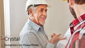  Presentation with senior citizen - Amazing PPT layouts having floorplan - senior citizen as craftsman backdrop and a mint green colored foreground