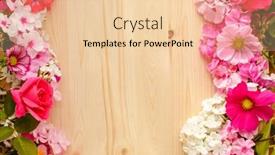  Presentation with mother floral - Audience pleasing slide deck consisting of floral-summer-background-frame backdrop and a lemonade colored foreground