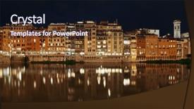  Presentation with renaissance - Presentation design consisting of florence historical architecture in italy background and a wine colored foreground