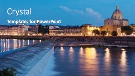  Presentation with oxygen - PPT layouts consisting of florence-italy-august-7-2018 background and a teal colored foreground