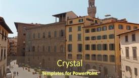  Presentation with historical heritage - Cool new PPT theme with florence-italy-august-8-2018 backdrop and a tawny brown colored foreground
