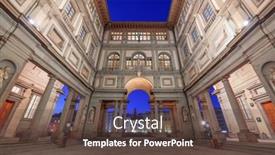  Presentation with italy - Presentation theme enhanced with florence-italy-historic-architecture background and a tawny brown colored foreground