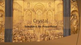  Presentation with solomon - Presentation having florence-italy-june-05-baptistry background and a gold colored foreground