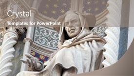  Presentation with cardinal - Presentation theme enhanced with florence-italy-june-05-cardinal background and a gray colored foreground