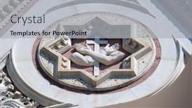  Presentation with june - Audience pleasing theme consisting of florence-italy-june-05-franciscan backdrop and a light gray colored foreground