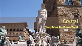  Presentation with florence piazza della signoria - 