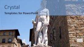  Presentation with florence piazza della signoria - 