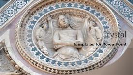  Presentation with christ - PPT layouts consisting of florence-italy-june-05-wrapping background and a light gray colored foreground