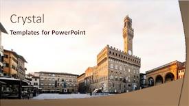  Presentation with florence piazza della signoria - 