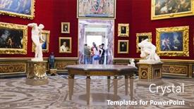  Presentation with gallery - Audience pleasing theme consisting of florence-italy-june-5-2017 backdrop and a coral colored foreground