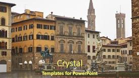 Presentation with florence piazza della signoria - Cool new presentation theme with florence-italy-piazza-della-signoria backdrop and a tawny brown colored foreground