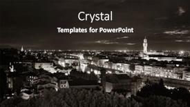  Presentation with michelangelo - Audience pleasing slides consisting of florence-skyline-viewed-from-piazzale backdrop and a dark gray colored foreground