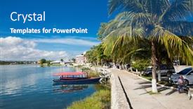  Presentation with guatemala - Presentation design consisting of flores-guatemala-dec-22-2015 background and a teal colored foreground