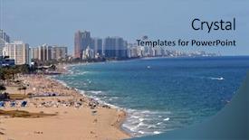  Presentation with fort - Beautiful slide set featuring waterfront homes - view of fort lauderdale backdrop and a light blue colored foreground